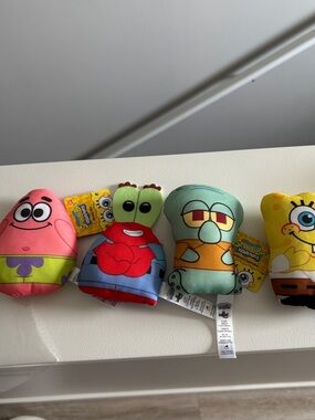 Set of four SpongeBob characters